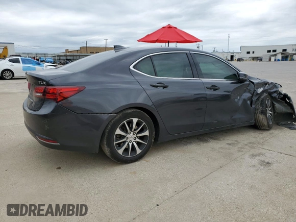 2015 Acura TLX with VIN 19UUB1F36FA011284, listed as a Copart auction lot 53176234 with 62,931 mi miles. Bid and sale history available at carsss.com. Image 3.
