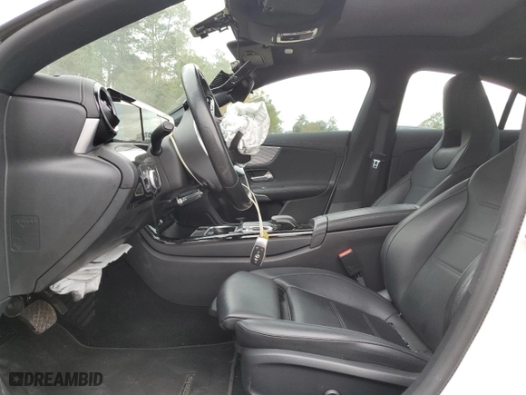 2020 Mercedes-Benz CLA with VIN WDD5J4GB6LN077650, listed as a Copart auction lot 42872015 with 53,717 mi miles and Non Repairable. Bid and sale history available at carsss.com. Image 7.