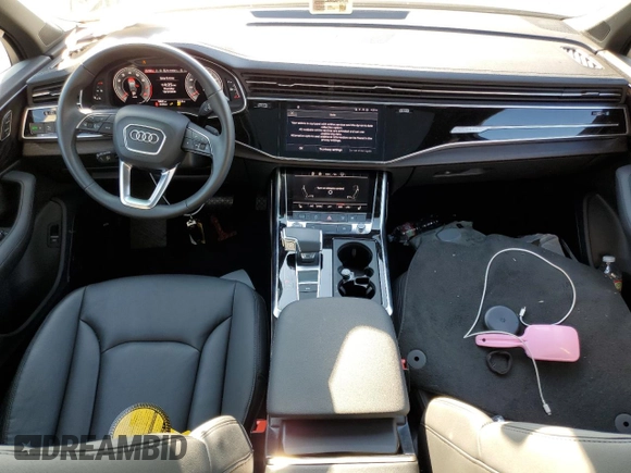 2024 Audi Q7 Premium Plus with VIN WA1LCBF70RD007292, listed as a Copart auction lot 74625464 with 5,831 mi miles and Salvage Title. Bid and sale history available at carsss.com. Image 8.