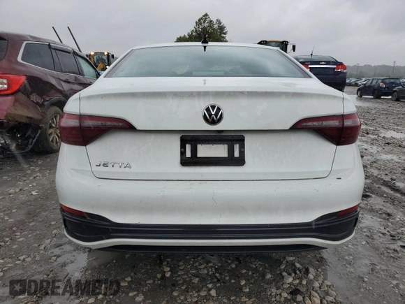 2023 Volkswagen Jetta S with VIN 3VW4M7BU4PM008220, listed as a Copart auction lot 73307764 with 58,386 mi miles and Salvage title. Bid and sale history available at DreamBid. Image 6.