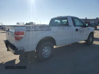2013 Ford F-150 XL with VIN 1FTNF1CF7DKE24893, listed as a Copart auction lot 44998155 with 175,224 mi miles and Salvage Title. Bid and sale history available at carsss.com. Image 3.