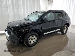 2007 Jeep Compass Limited with VIN 1J8FF57W77D241355, listed as a Copart auction lot 83786884 with 241,742 mi miles and Salvage Title. Bid and sale history available at carsss.com. Image 1.