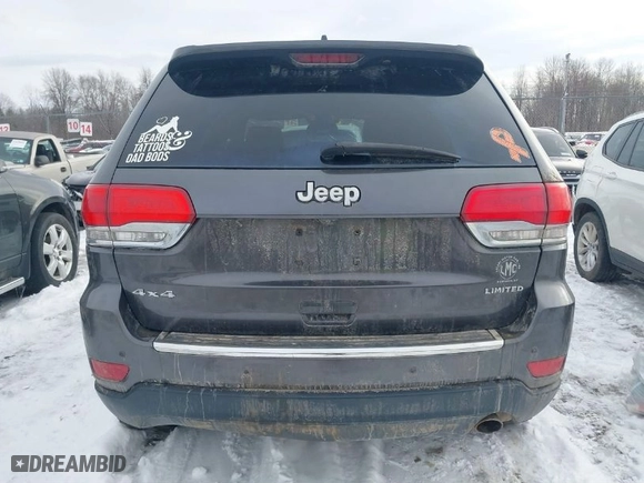 2015 Jeep Grand Cherokee Limited with VIN 1C4RJFBG0FC738194, listed as a IAAI auction lot 41695431 with 169,919 mi miles. Bid and sale history available at carsss.com. Image 16.