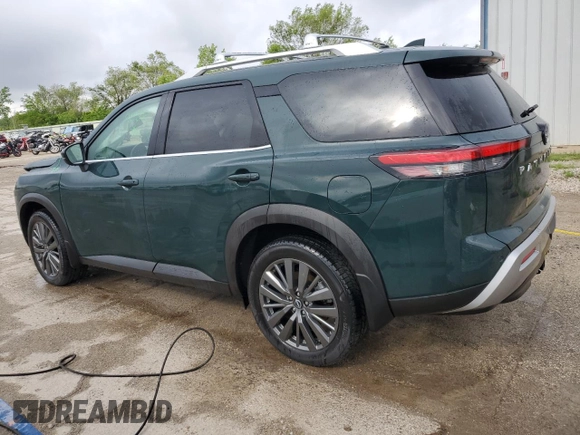 2024 Nissan Pathfinder SL z VIN 5N1DR3CD0RC263099, wystawiony jako Copart lot #57290925 z przebiegiem 25 113 mil mil oraz Szkoda całkowita • Salvage title. Historia ofert i sprzedaży dostępna na DreamBid. Obrazek 2.