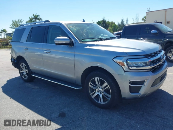 2023 Ford Expedition Limited with VIN 1FMJU1K82PEA50909, listed as a IAAI auction lot 41769610 with 53,098 mi miles. Bid and sale history available at carsss.com. Image 1.