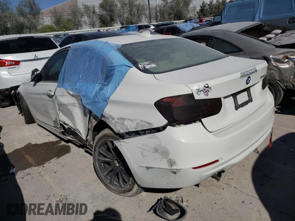 2015 BMW 3 Series 320i with VIN WBA3B1C53FK140638, listed as a Copart auction lot 42840035 with 0 mi miles and Salvage Title. Bid and sale history available at carsss.com. Image 2.