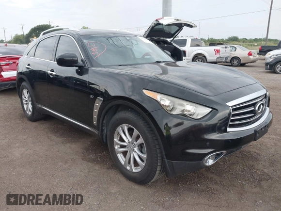 2016 Infiniti QX70 with VIN JN8CS1MU1GM130337, listed as a IAAI auction lot 42124059 with 148,876 mi miles and . Bid and sale history available at DreamBid. Image 1.