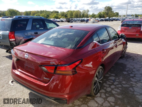 2019 Nissan Altima SR with VIN 1N4AL4CVXKC230503, listed as a Copart auction lot 60393041 with 47,270 mi miles and Non Repairable. Bid and sale history available at carsss.com. Image 4.
