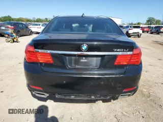2012 BMW 7 Series 740Li with VIN WBAKB4C53CC577025, listed as a Copart auction lot 50355884 with 138,563 mi miles and Salvage Title. Bid and sale history available at carsss.com. Image 6.