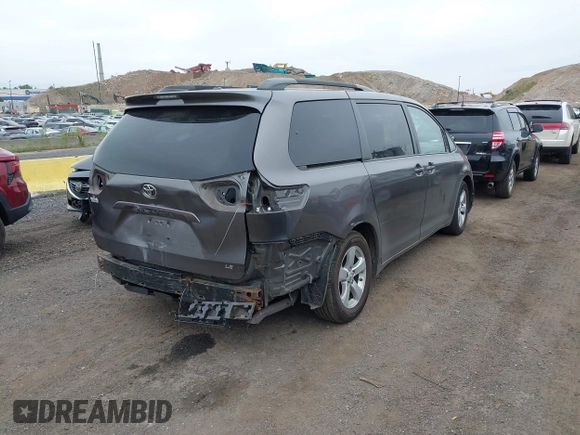 2015 Toyota Sienna LE AAS with VIN 5TDKK3DC7FS619418, listed as a IAAI auction lot 42553836 with 116,190 mi miles and . Bid and sale history available at DreamBid. Image 4.