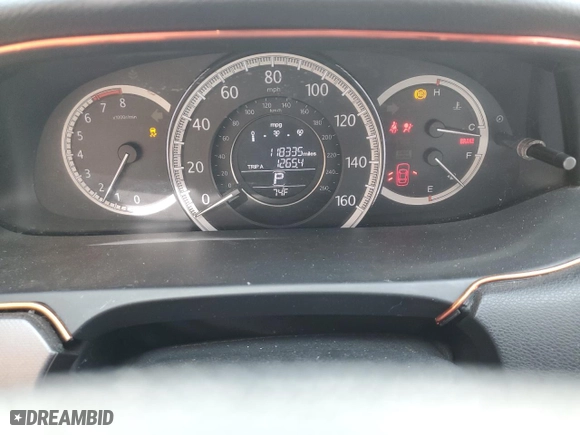 2015 Honda Accord Sedan LX with VIN 1HGCR2F34FA187926, listed as a Copart auction lot 44886725 with 118,335 mi miles and Salvage Title. Bid and sale history available at carsss.com. Image 9.