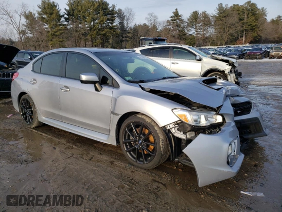 2020 Subaru WRX Premium with VIN JF1VA1C68L9808532, listed as a Copart auction lot 46708855 with 32,280 mi miles and Salvage Title. Bid and sale history available at carsss.com. Image 4.