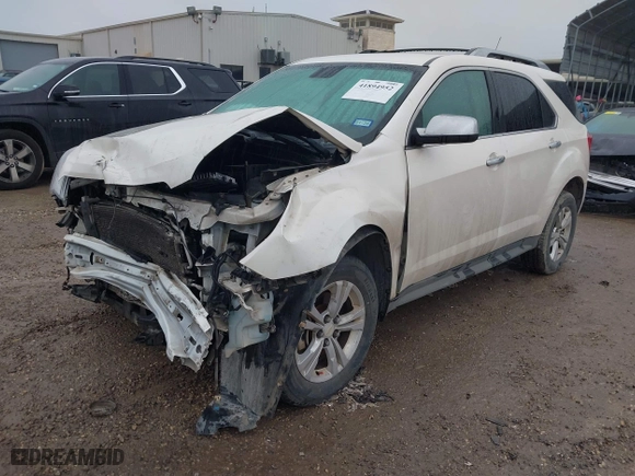2012 Chevrolet Equinox LTZ with VIN 2GNALFEK3C1203215, listed as a IAAI auction lot 41894952 with 208,543 mi miles. Bid and sale history available at carsss.com. Image 2.