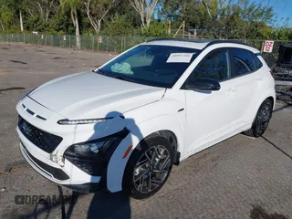 2023 Hyundai Kona N Line with VIN KM8K33A32PU049810, listed as a IAAI auction lot 40997336 with 13,130 mi miles. Bid and sale history available at carsss.com. Image 2.
