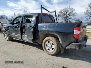 2018 Toyota Tundra 2WD SR5 with VIN 5TFEM5F18JX124954, listed as a Copart auction lot 46666015 with 101,300 mi miles and Salvage Title. Bid and sale history available at carsss.com. Image 2.