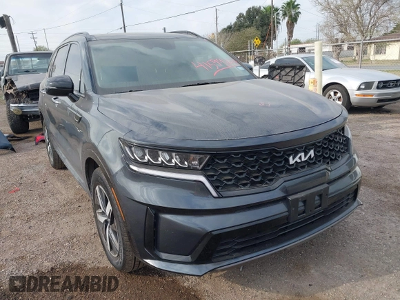 2023 Kia Sorento S with VIN 5XYRL4LC8PG246777, listed as a IAAI auction lot 41599222 with 20,856 mi miles and . Bid and sale history available at DreamBid. Image 1.