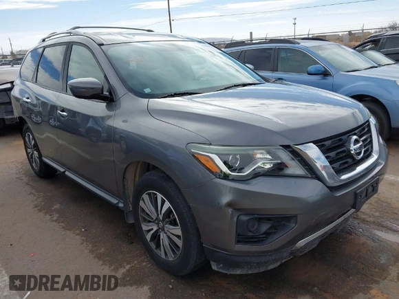 2018 Nissan Pathfinder SL with VIN 5N1DR2MN6JC606813, listed as a IAAI auction lot 41684732 with 101,953 mi miles. Bid and sale history available at carsss.com. Image 1.