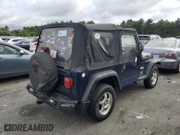 2006 Jeep Wrangler SE with VIN 1J4FA29126P717301, listed as a Copart auction lot 72026964 with 36,154 mi miles and Clean Title. Bid and sale history available at carsss.com. Image 3.