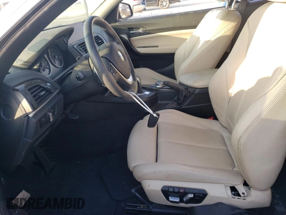 2017 BMW 2 Series 230i with VIN WBA2K9C31HV950554, listed as a Copart auction lot 44006705 with Not provided miles and Salvage title. Bid and sale history available at DreamBid. Image 7.