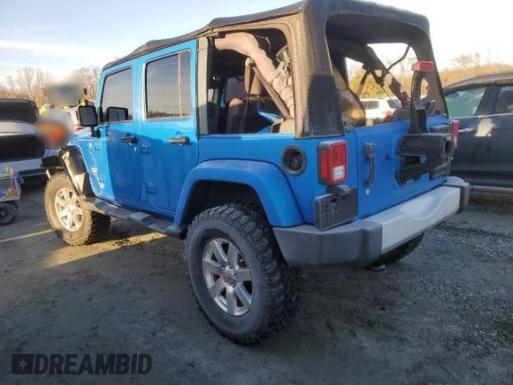 2015 Jeep Wrangler Unlimited Sahara с VIN 1C4BJWEG5FL586751, выставлен на аукционе Copart как лот 84089374 с пробегом 118 184 миль миль и Списание • Salvage title. История ставок и продаж доступна на DreamBid. Изображение 2.