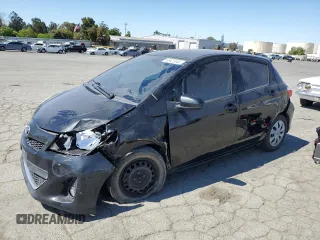 2012 Toyota Yaris L with VIN JTDKTUD34CD505077, listed as a Copart auction lot 63422445 with 141,067 mi miles and Salvage title. Bid and sale history available at DreamBid. Image 1.