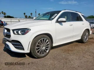 2020 Mercedes-Benz GLE 450 z VIN 4JGFB5KB0LA074657, wystawiony jako Copart lot #55650575 z przebiegiem 42 979 mil mil oraz Szkoda całkowita • Salvage title. Historia ofert i sprzedaży dostępna na DreamBid. Obrazek 1.