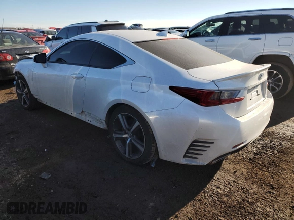 2018 Lexus RC with VIN JTHS85BC8J5004161, listed as a Copart auction lot 89194725 with 71,105 mi miles and Salvage Title. Bid and sale history available at carsss.com. Image 2.