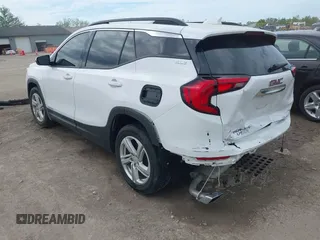 2018 GMC Terrain SLE z VIN 3GKALMEX6JL318710, wystawiony jako IAAI lot #42236726 z przebiegiem 100 222 mil mil oraz . Historia ofert i sprzedaży dostępna na DreamBid. Obrazek 3.