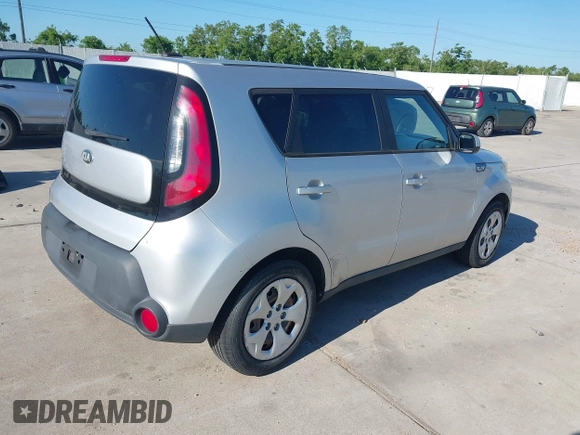 2015 Kia Soul + with VIN KNDJP3A55F7772909, listed as a IAAI auction lot 42250660 with 148,954 mi miles and . Bid and sale history available at DreamBid. Image 4.