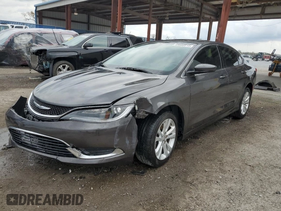 2015 Chrysler 200 Limited with VIN 1C3CCCAB1FN657296, listed as a Copart auction lot 45680515 with 137,457 mi miles and Salvage Title. Bid and sale history available at carsss.com. Image 1.