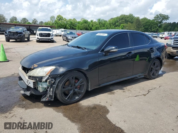2009 Lexus IS with VIN JTHBK262095095309, listed as a Copart auction lot 53967055 with 202,914 mi miles and Salvage Title. Bid and sale history available at carsss.com. Image 1.