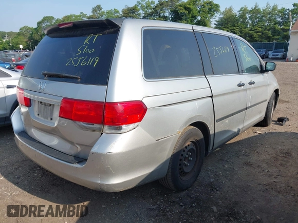 2009 Honda Odyssey LX with VIN 5FNRL38269B052088, listed as a IAAI auction lot 42499465 with Not provided miles and . Bid and sale history available at DreamBid. Image 4.