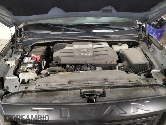 2020 Nissan Titan SL с VIN 1N6AA1EDXLN503963, выставлен на аукционе Copart как лот 56694005 с пробегом 61 341 миль миль и Списание • Salvage title. История ставок и продаж доступна на DreamBid. Изображение 11.