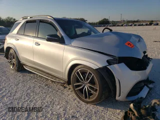 2020 Mercedes-Benz GLE 580 with VIN 4JGFB8GB6LA171906, listed as a Copart auction lot 76044924 with Not provided miles and Salvage title. Bid and sale history available at DreamBid. Image 4.