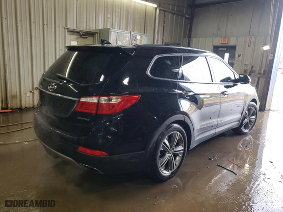 2014 Hyundai Santa Fe Limited with VIN KM8SR4HFXEU064993, listed as a Copart auction lot 46348765 with 139,538 mi miles and Salvage Title. Bid and sale history available at carsss.com. Image 3.