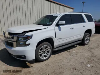 2020 Chevrolet Tahoe LT with VIN 1GNSCBKC8LR308690, listed as a Copart auction lot 49348265 with 128,203 mi miles and Salvage Title. Bid and sale history available at carsss.com. Image 1.