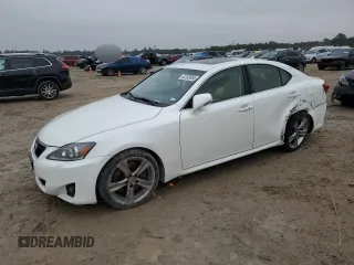 2012 Lexus IS 350 with VIN JTHBE5C26C5030856, listed as a Copart auction lot 42495955 with 129,950 mi miles and Salvage Title. Bid and sale history available at DreamBid. Image 1.
