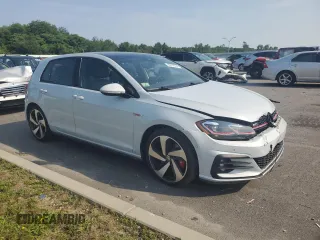 2018 Volkswagen Golf GTI S with VIN 3VW447AU6JM296850, listed as a Copart auction lot 62010284 with 76,138 mi miles and Non Repairable. Bid and sale history available at carsss.com. Image 4.