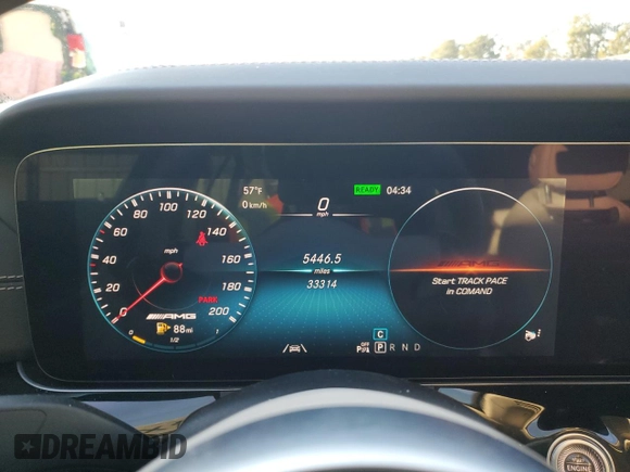 2020 Mercedes-Benz AMG GT 53 z VIN W1K7X6BB1LA032410, wystawiony jako Copart lot #84822884 z przebiegiem 33 314 mil mil oraz Szkoda całkowita • Salvage title. Historia ofert i sprzedaży dostępna na DreamBid. Obrazek 9.