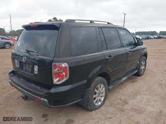 2007 Honda Pilot EX-L with VIN 5FNYF286X7B003778, listed as a IAAI auction lot 41390885 with 240,316 mi miles. Bid and sale history available at carsss.com. Image 4.