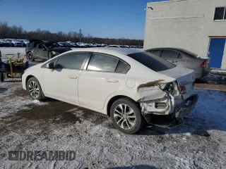 2014 Honda Civic Sedan LX with VIN 2HGFB2F55EH023300, listed as a Copart auction lot 80095634 with 114,627 mi miles and Salvage Title. Bid and sale history available at carsss.com. Image 2.