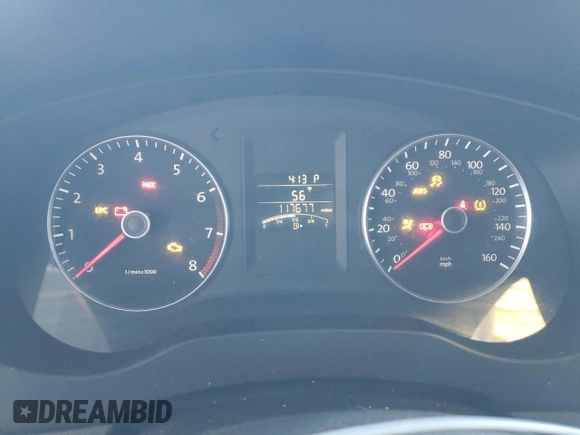 2012 Volkswagen Jetta SE with VIN 3VWDP7AJ0CM316610, listed as a Copart auction lot 81082534 with 117,677 mi miles and Salvage title. Bid and sale history available at DreamBid. Image 9.