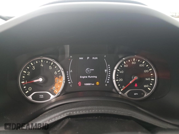 2017 Jeep Renegade Latitude with VIN ZACCJABB9HPF00162, listed as a Copart auction lot 54397465 with 169,661 mi miles and Clean Title. Bid and sale history available at carsss.com. Image 9.
