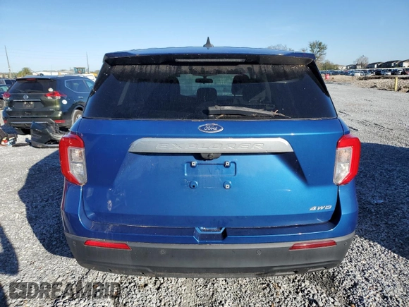 2022 Ford Explorer with VIN 1FMSK8BH4NGA00632, listed as a Copart auction lot 87356794 with 0 mi miles and Salvage Title. Bid and sale history available at carsss.com. Image 6.