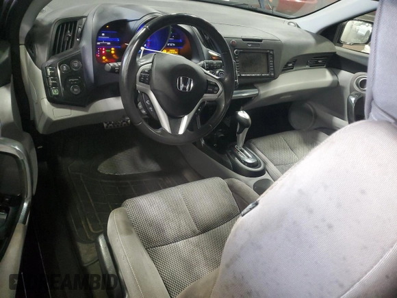 2012 Honda CR-Z EX with VIN JHMZF1D61CS003524, listed as a Copart auction lot 44848715 with 71,317 mi miles and Salvage Title. Bid and sale history available at carsss.com. Image 8.