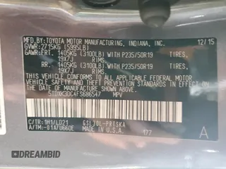 2015 Toyota Sienna SE с VIN 5TDXK3DC4FS686547, выставлен на аукционе Copart как лот 53255625 с пробегом 76 285 миль миль и Списание • Salvage title. История ставок и продаж доступна на DreamBid. Изображение 14.