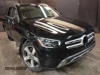 2022 Mercedes-Benz GLC with VIN W1N0G8EB3NV395735, listed as a IAAI auction lot 41553955 with 37,993 mi miles. Bid and sale history available at carsss.com. Image 1.