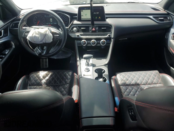 2020 Genesis G70 3.3T with VIN KMTG34LE8LU051166, listed as a Copart auction lot 70537264 with 15,304 mi miles and Salvage Title. Bid and sale history available at carsss.com. Image 8.