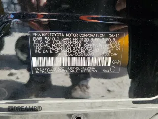 2012 Lexus LS 460 with VIN JTHCL5EF0C5015098, listed as a Copart auction lot 52645535 with 156,900 mi miles and Clean title. Bid and sale history available at DreamBid. Image 13.