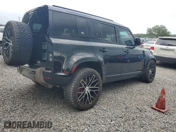 2020 Land Rover Defender X with VIN SALEX7EU4L2034420, listed as a Copart auction lot 59281815 with 41,249 mi miles and Salvage title. Bid and sale history available at DreamBid. Image 3.